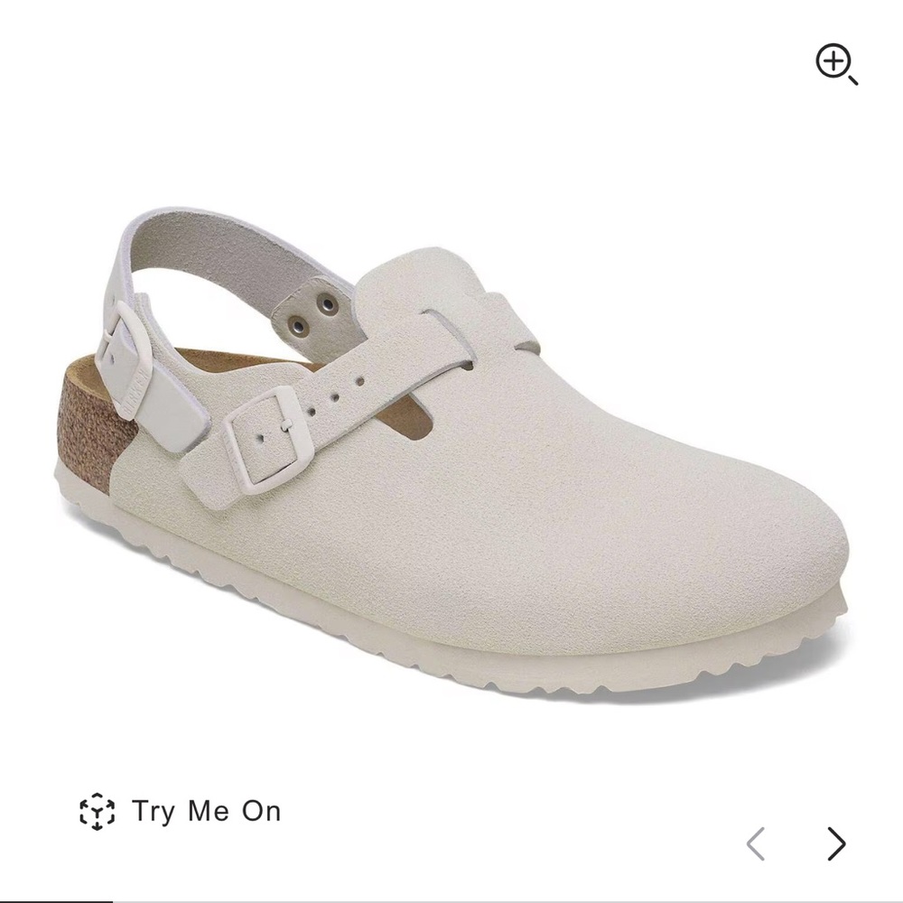 Birkenstock Tokio White Clog Mule NWT 41 regular/wide